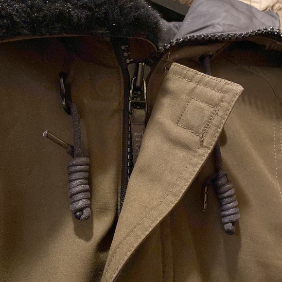 TNA Dark Olive Green Bancroft Parka Winter Ski Jacket - Picture 4 of 16